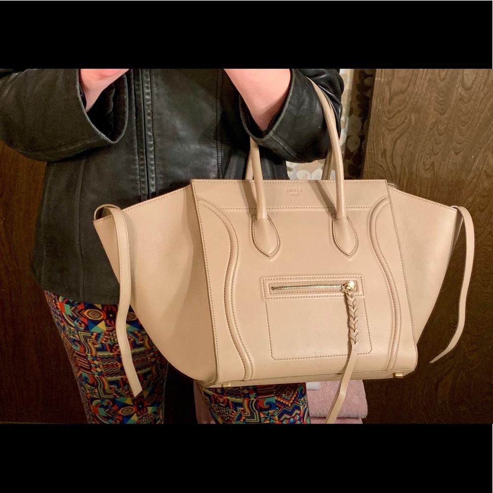 (SOLD) Authentic Celine Phantom Luggage Tote - Picture 8 of 8